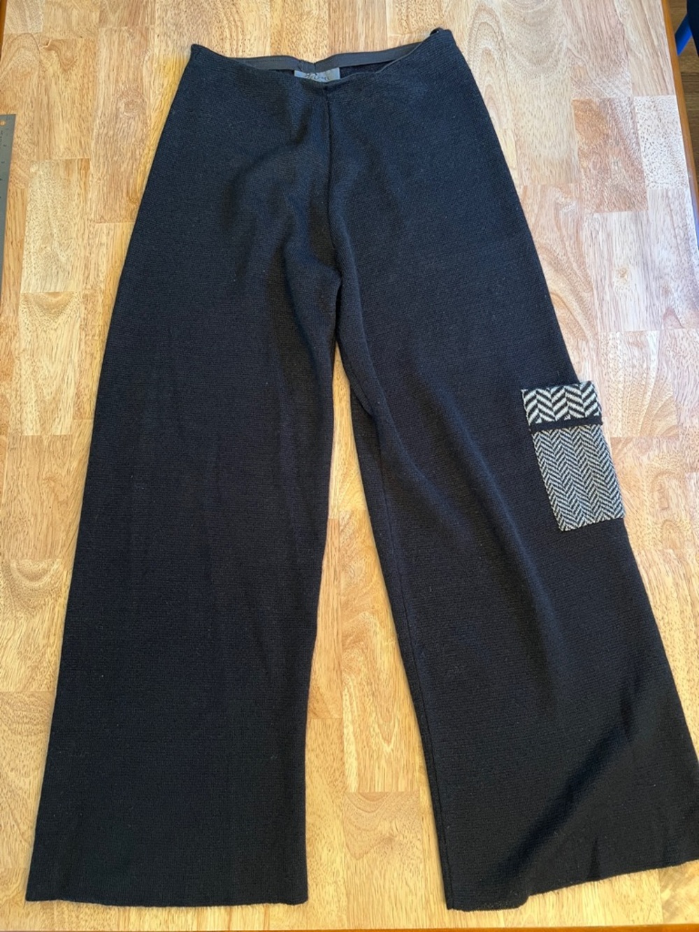 Vintage Roni Bis Wide-Leg Pants with Side Pocket Size M